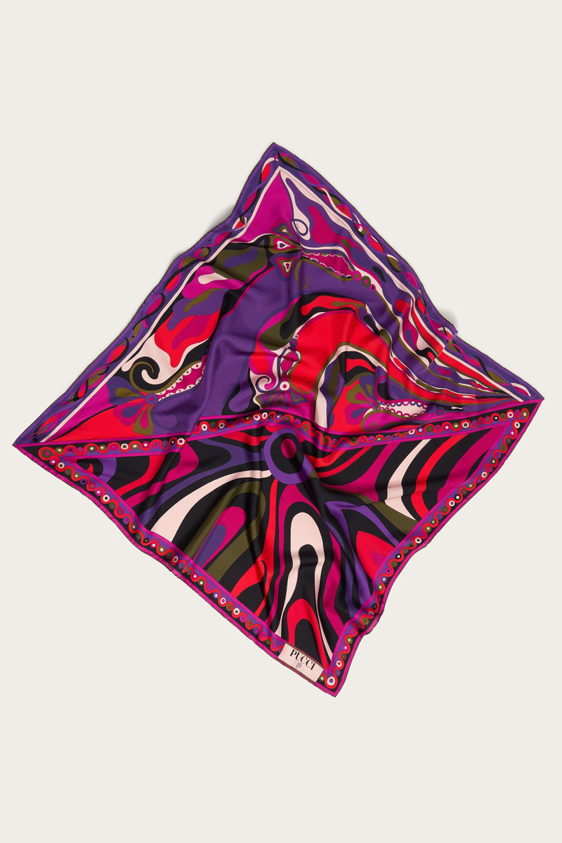 MARMO AND ORCHIDEE PRINT CARRE 1
