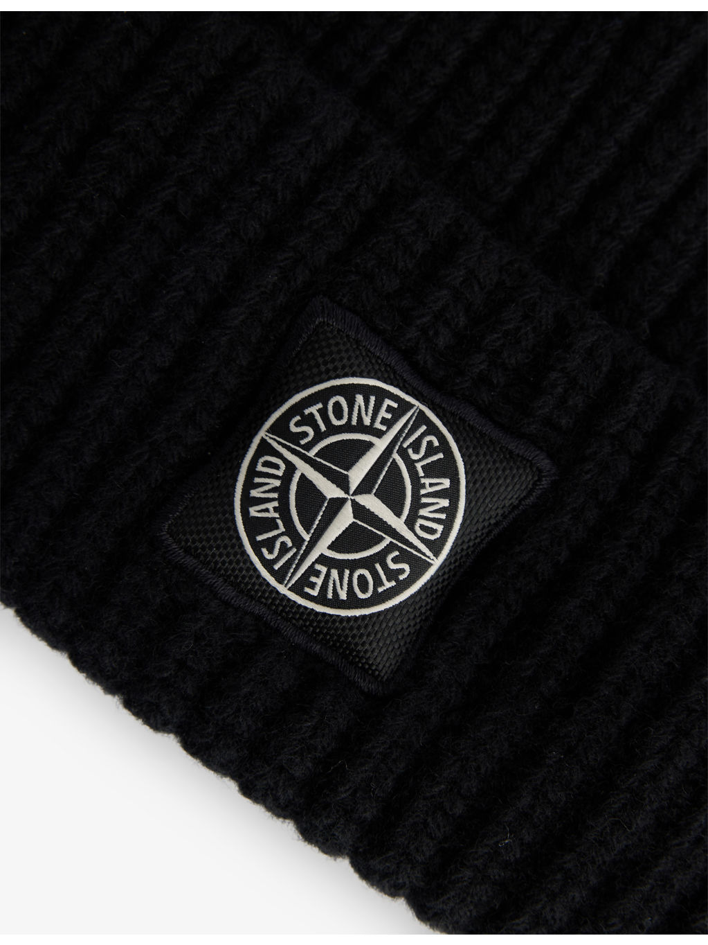 Brand-Patch Wool Beanie Hat - 2
