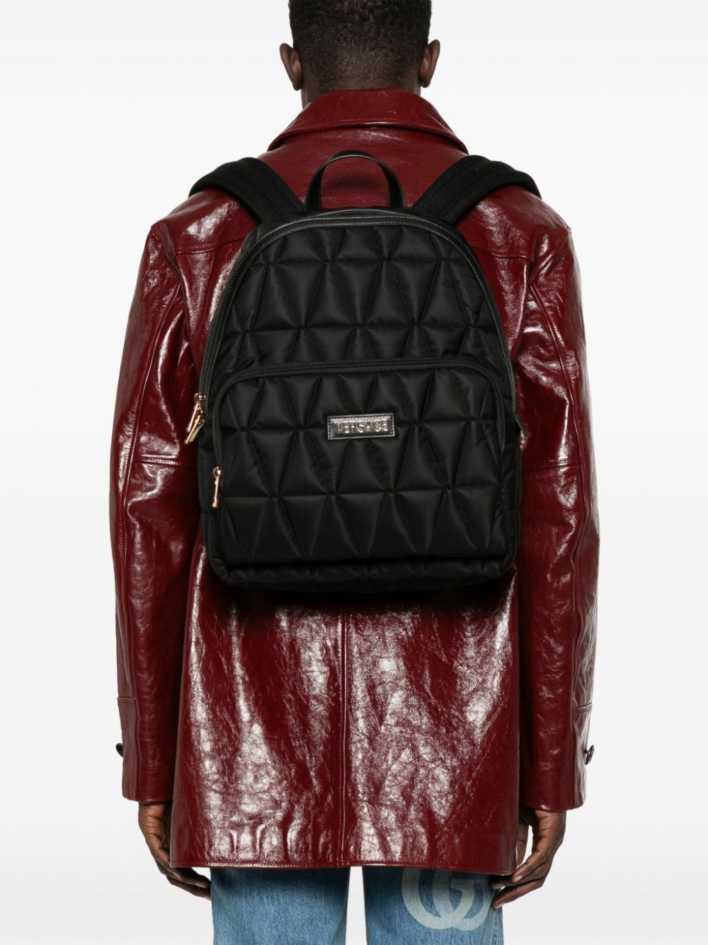 logo-lettering backpack - 2