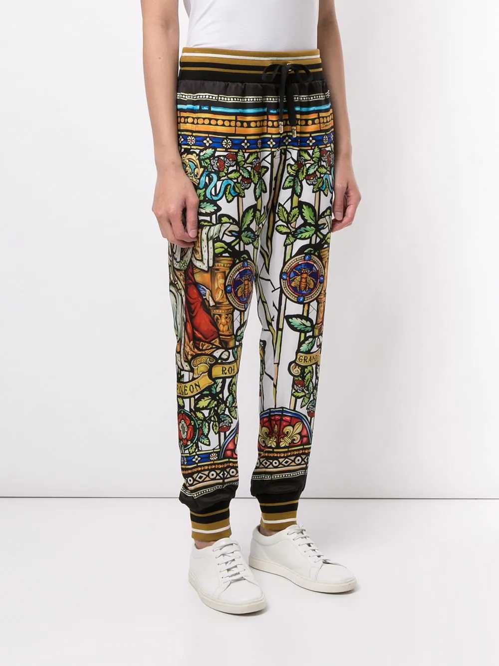 Napolean print track pants - 3