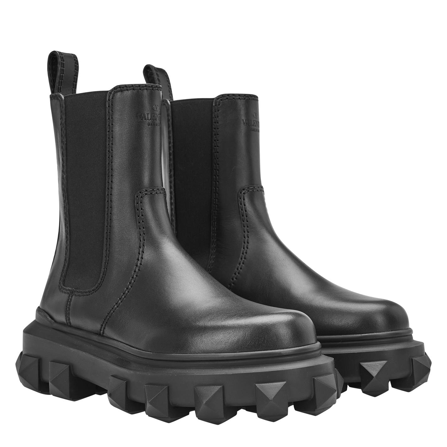TRACKSTUD BEATLE CHELSEA BOOTS - 5
