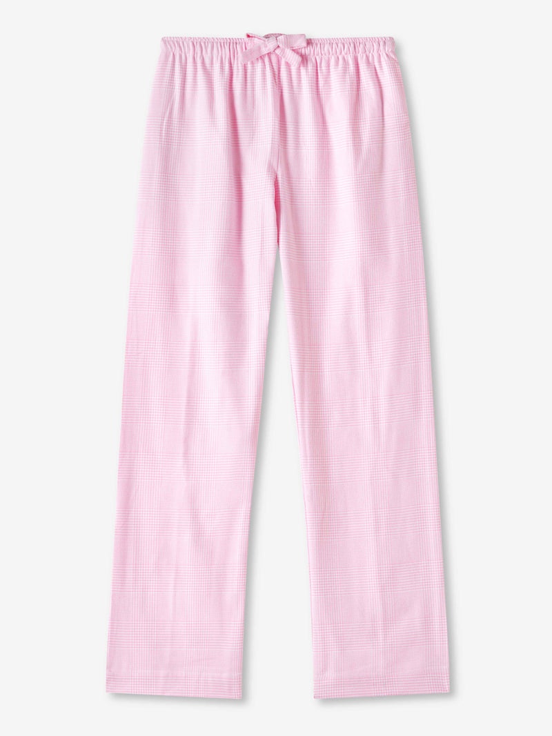 Women's Lounge Trousers Kelburn 32 Brushed Cotton Pink - 1