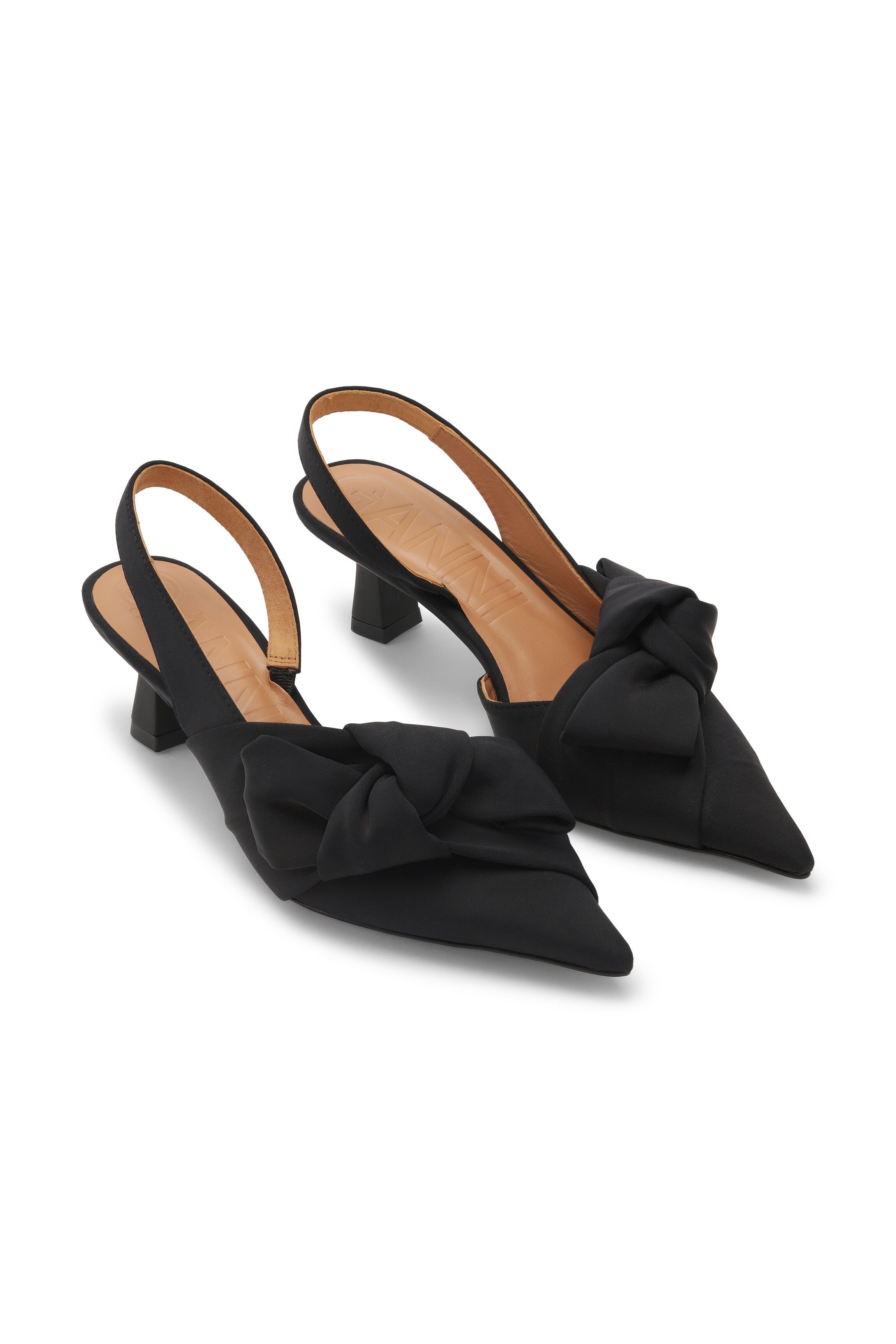 SOFT BOW SLINGBACK HEELS - 3