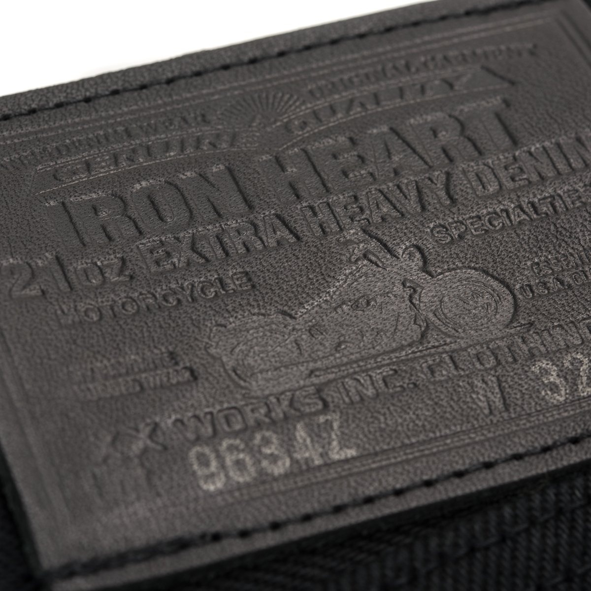 21oz Non-Fade Denim Straight Cut Jeans - Superblack - 13