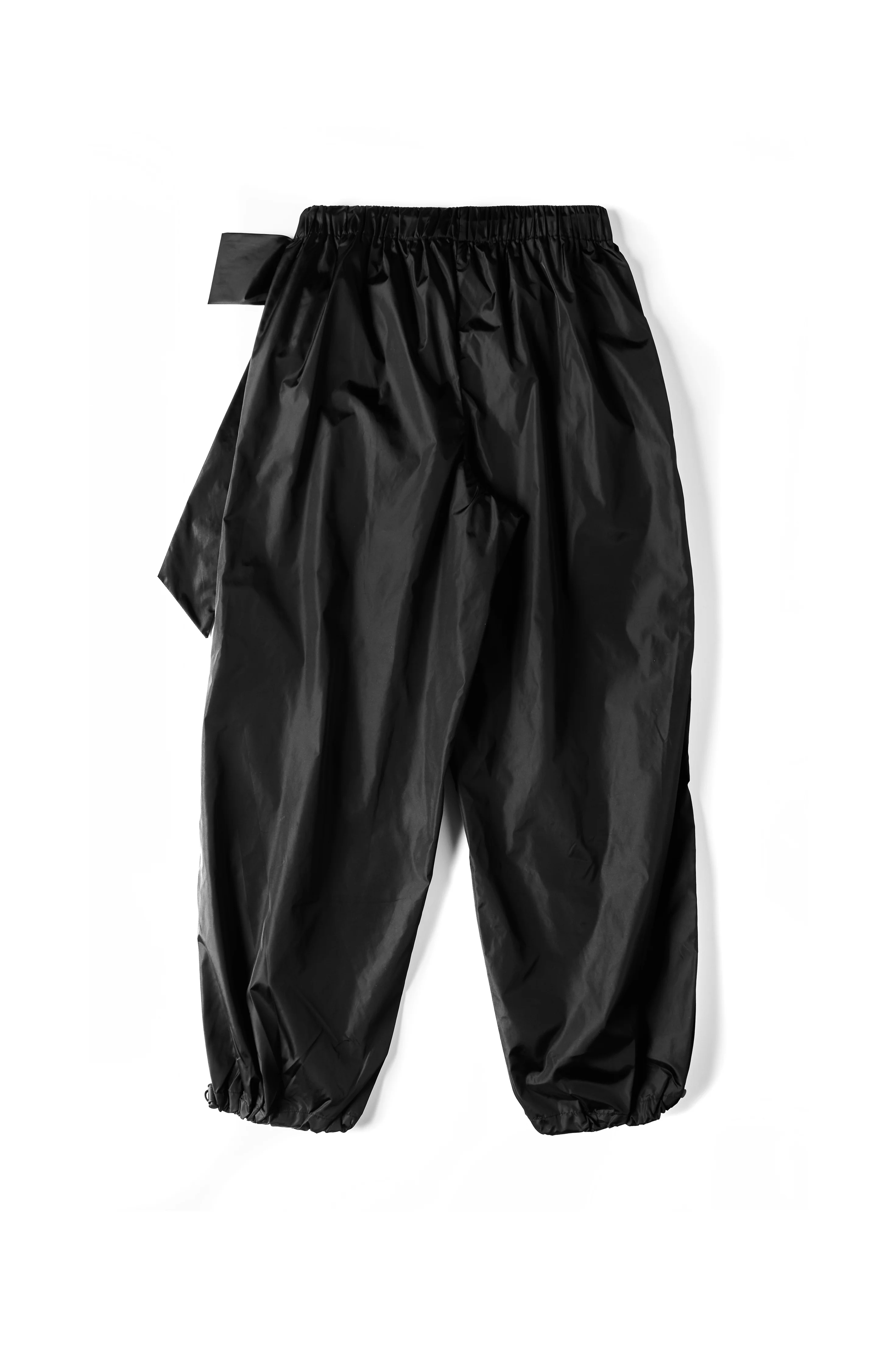 Simone Rocha Gathered Track Trousers W/ Bow Detail Black - 2