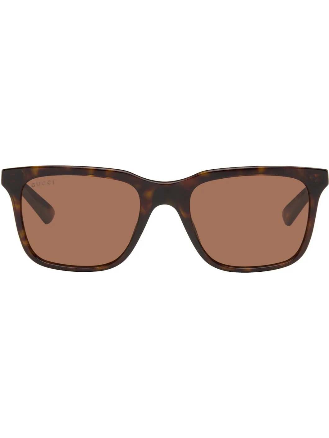 Brown Square Sunglasses - 1