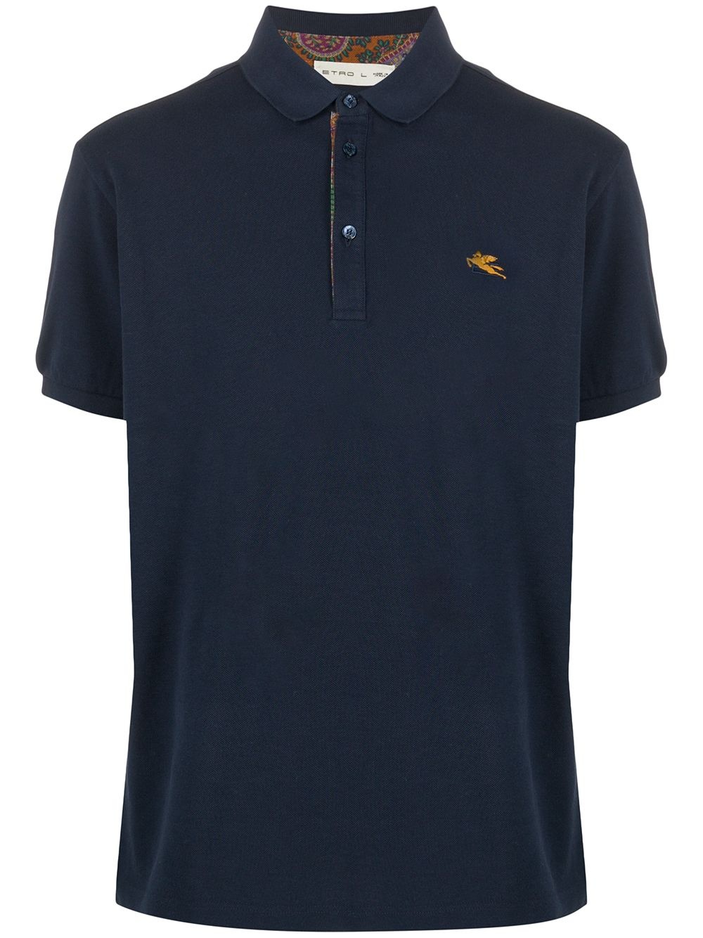 embroidered logo polo short - 1