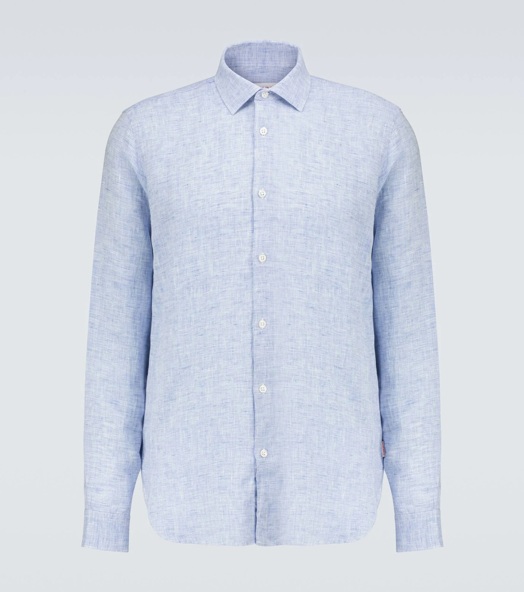 Giles linen long-sleeved shirt - 1