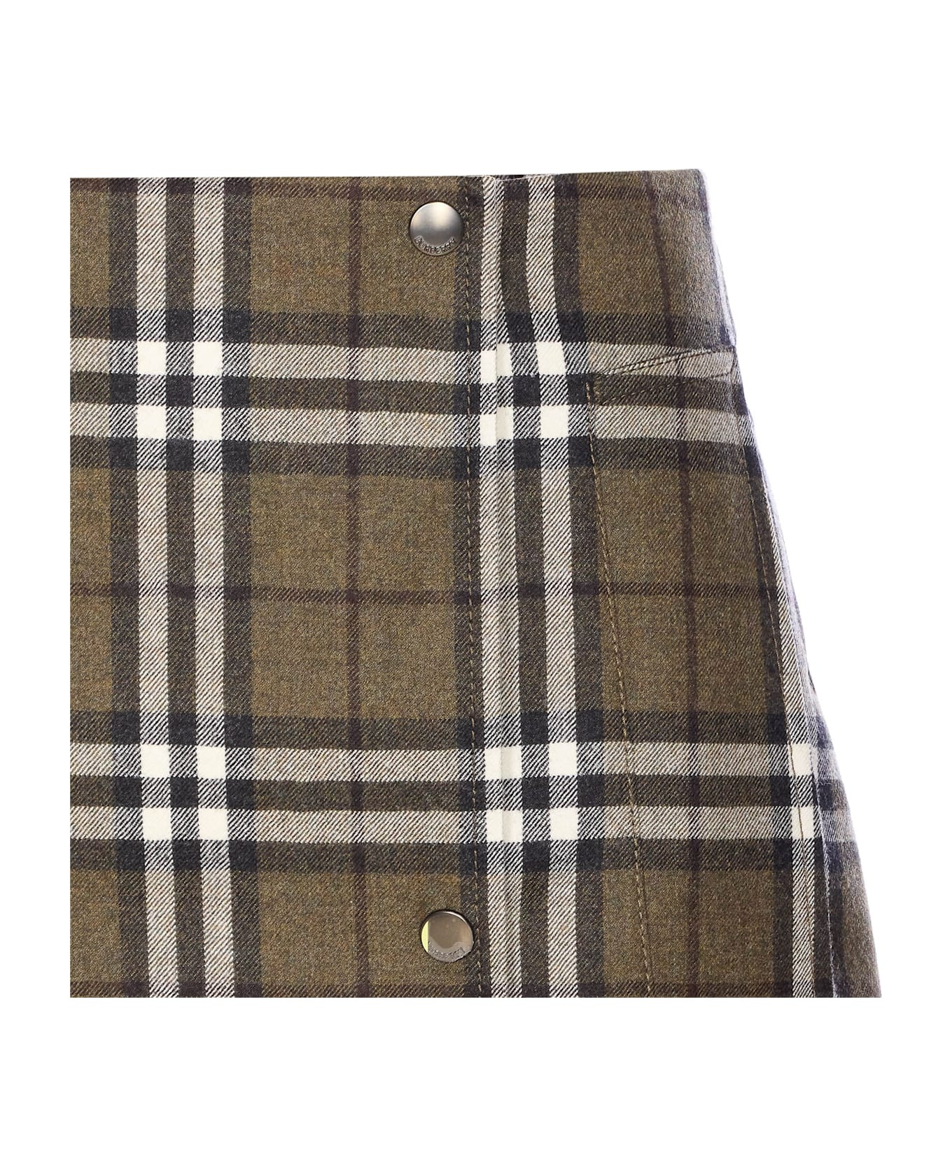 Trench Check Skirt - 4