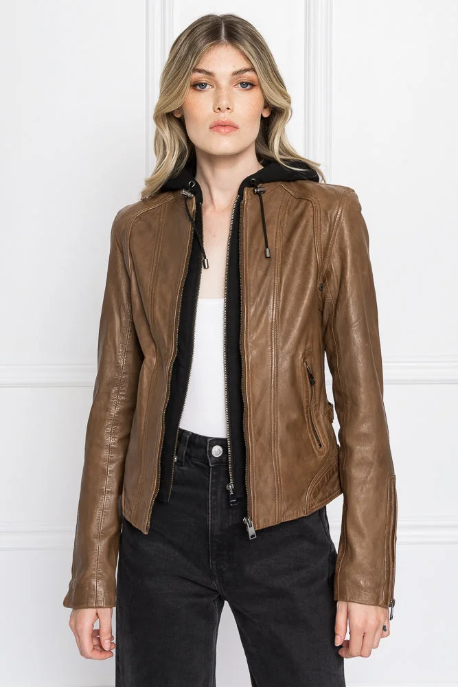 ARLETTE | Leather Biker Jacket - 1
