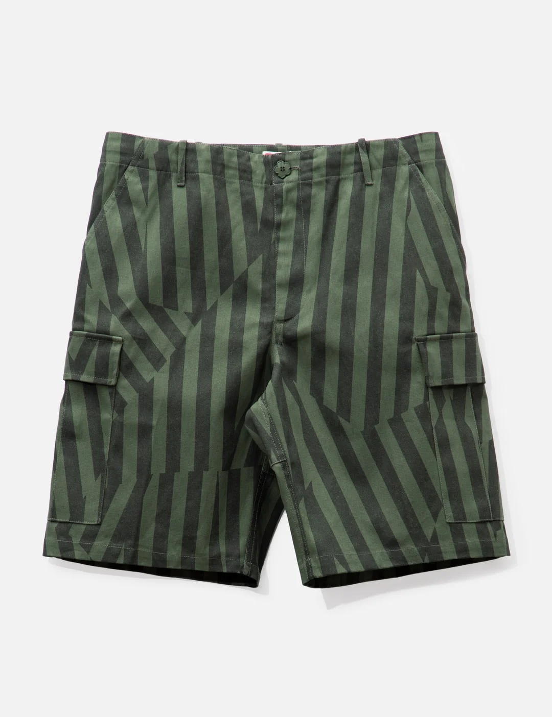 DAZZLE STRIPE CARGO SHORTS - 1