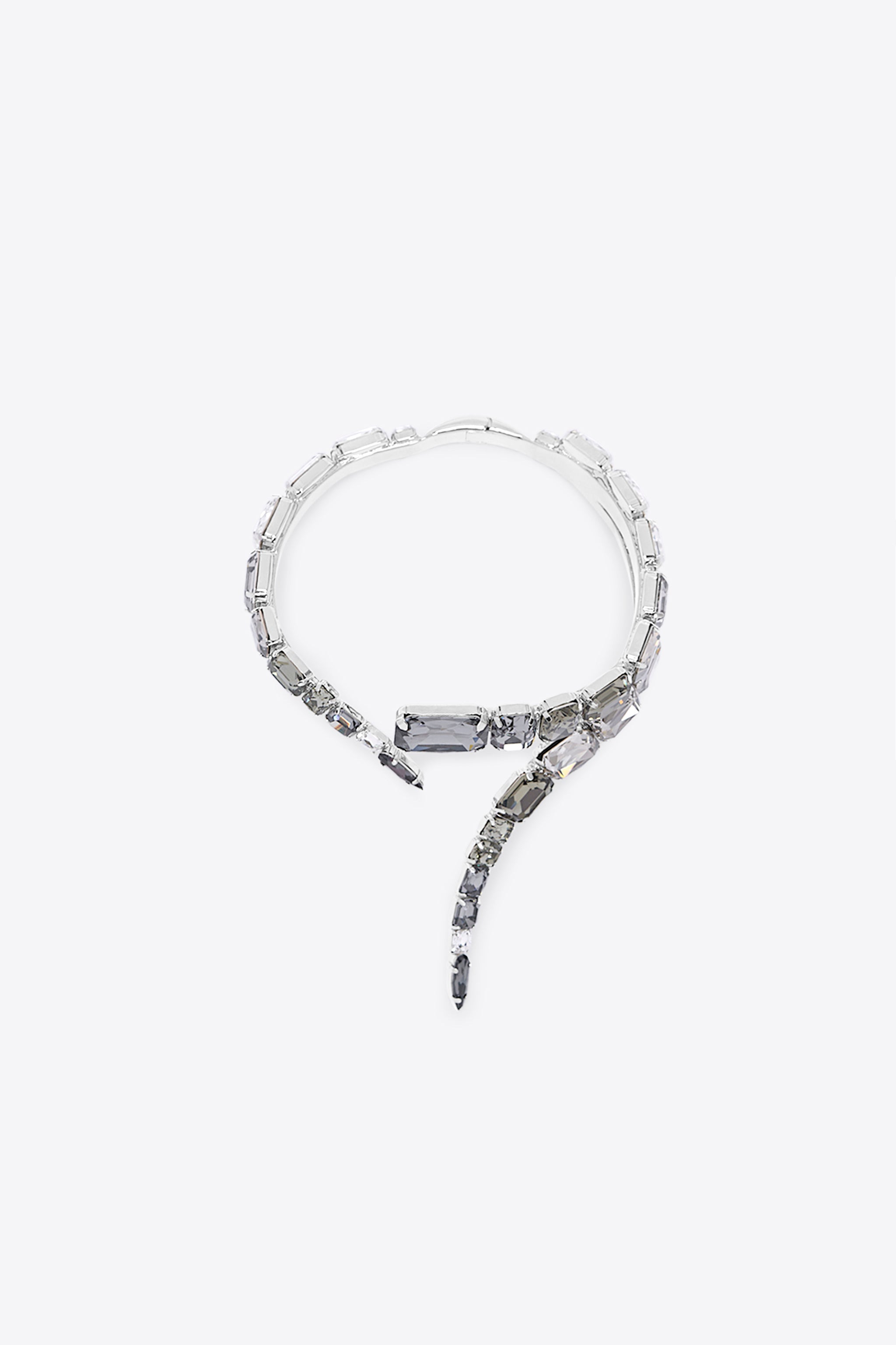 OMBRE CRYSTAL WRAP CHOKER NECKLACE - 2