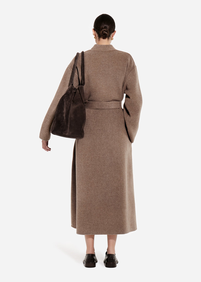 Wrap Coat in Double Faced Wool Cashmere 3