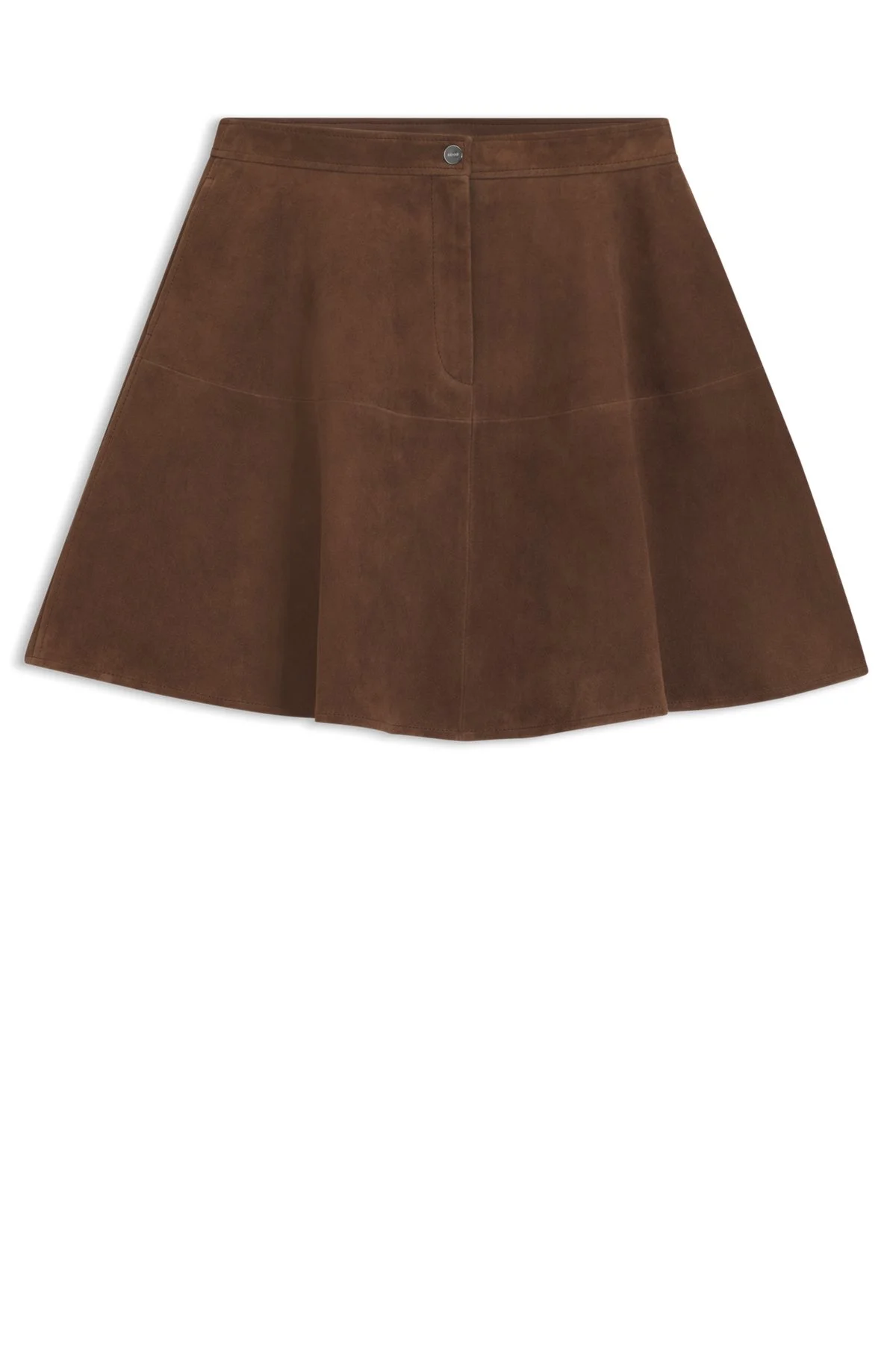 SUEDE SKIRT WITH A-LINE SHAPE - 1
