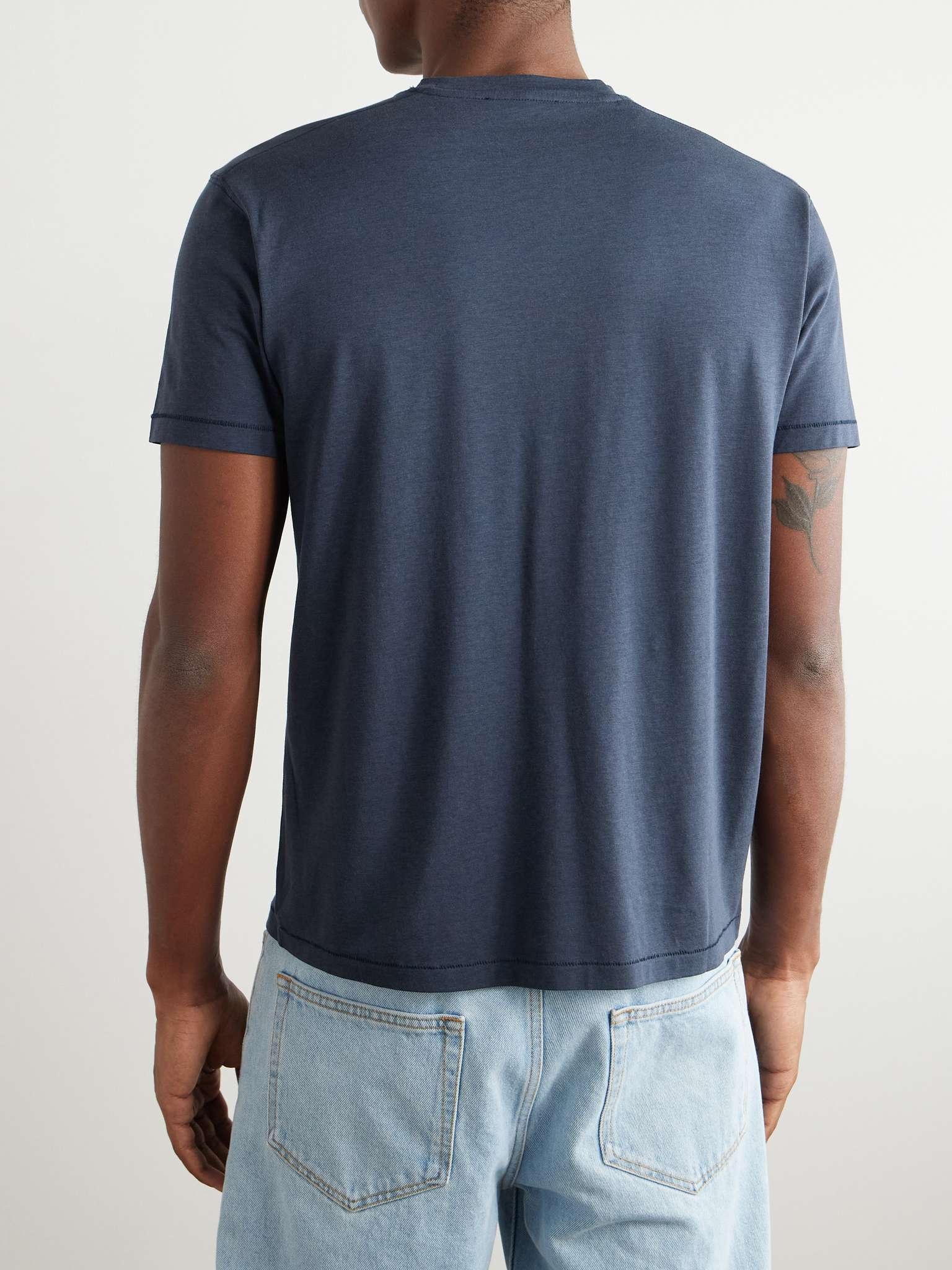 Slim-Fit Lyocell and Cotton-Blend Jersey T-Shirt - 4