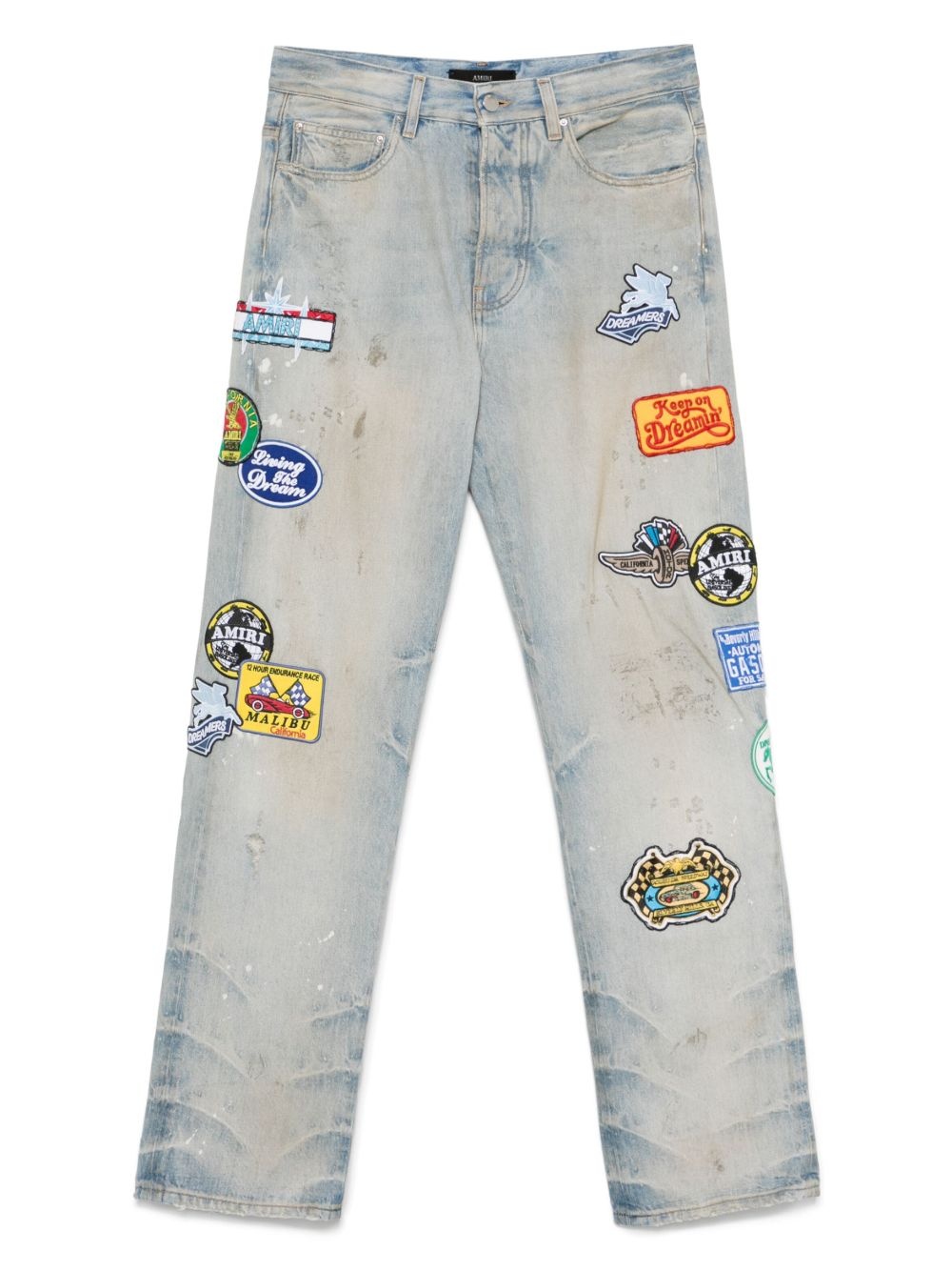 straight-leg jeans - 1