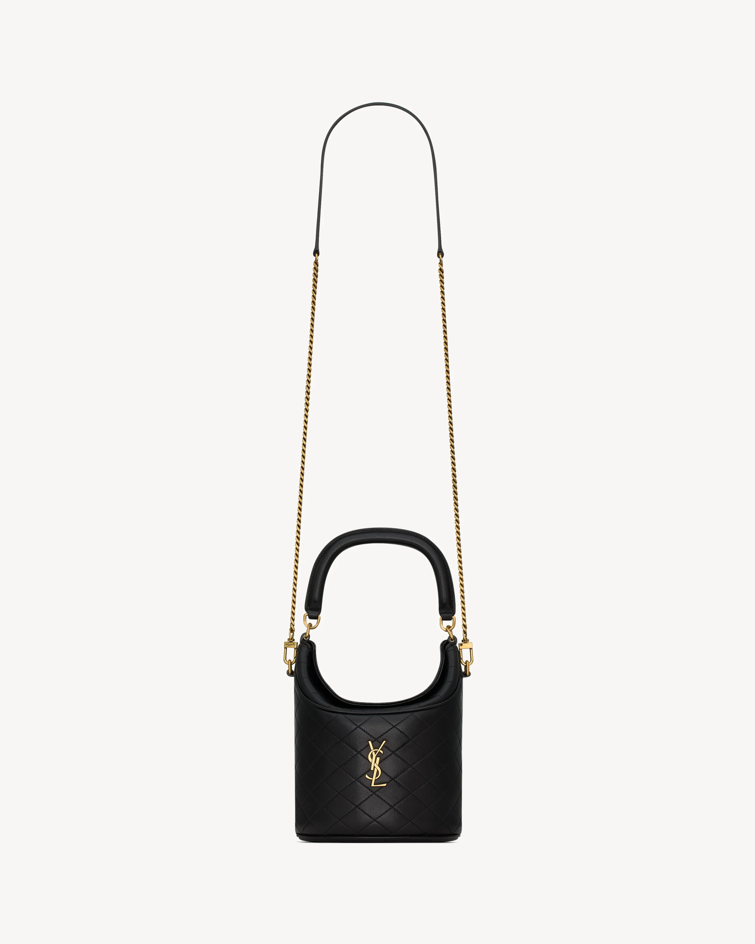 GABY BUCKET BAG IN LAMBSKIN - 1