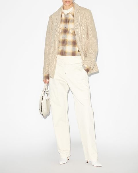 CHARLYNE GRAPHIC WOOL JACKET - 2
