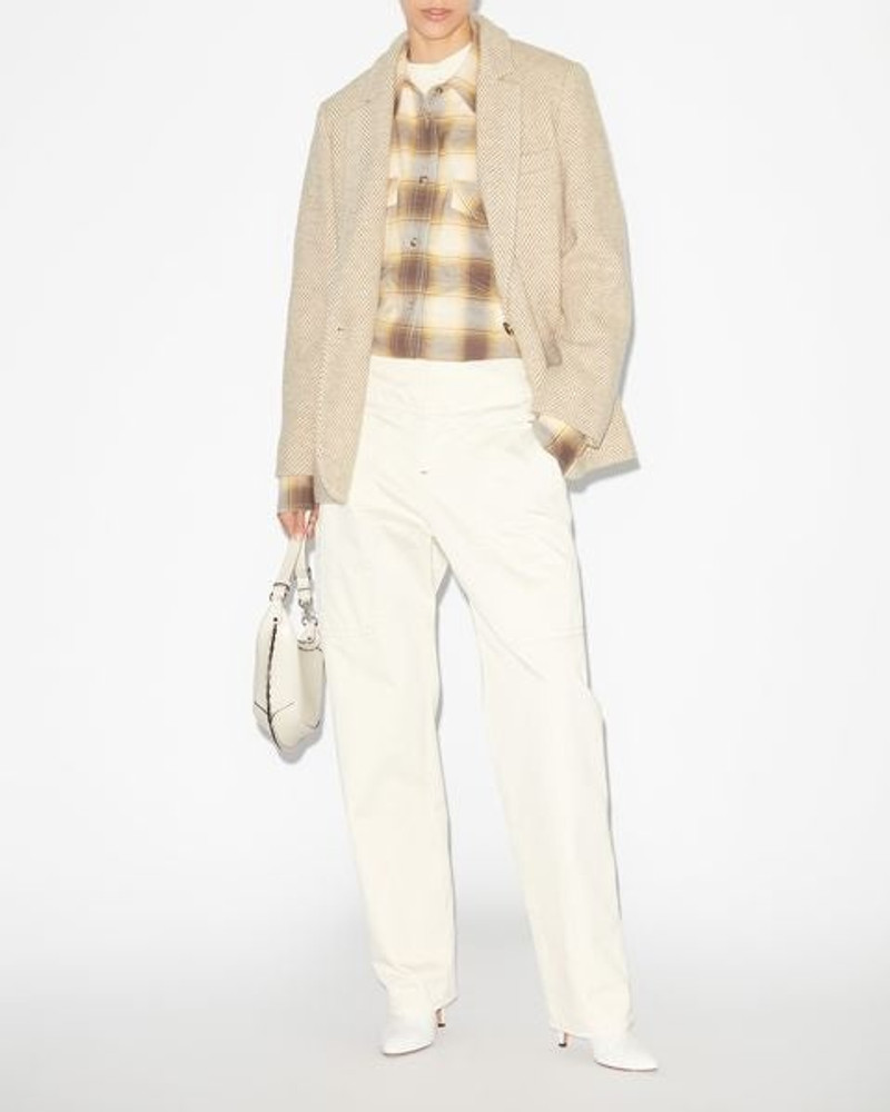 Isabel Marant Étoile CHARLYNE GRAPHIC WOOL JACKET outlook