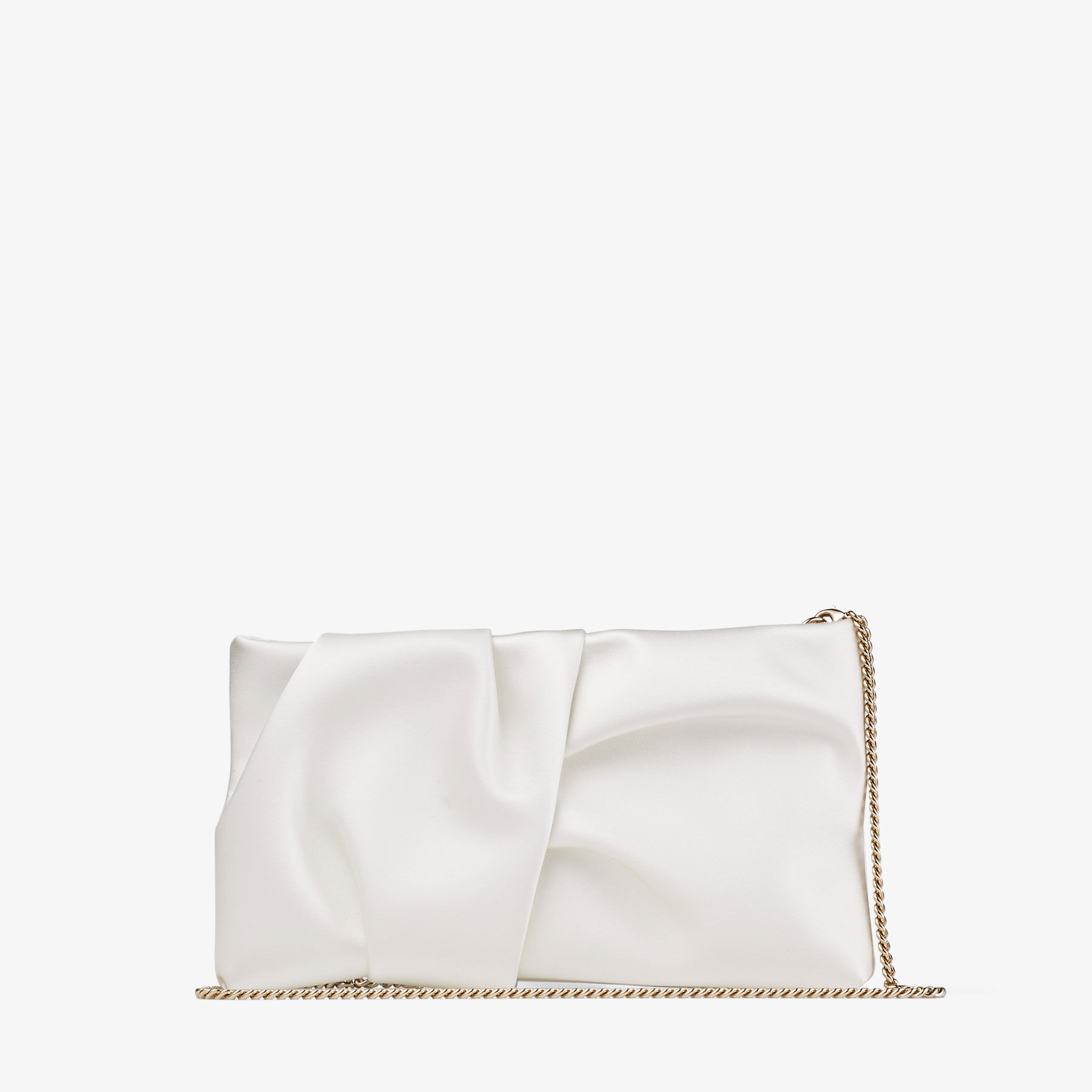 Bonny Clutch
Ivory Satin Clutch Bag - 6