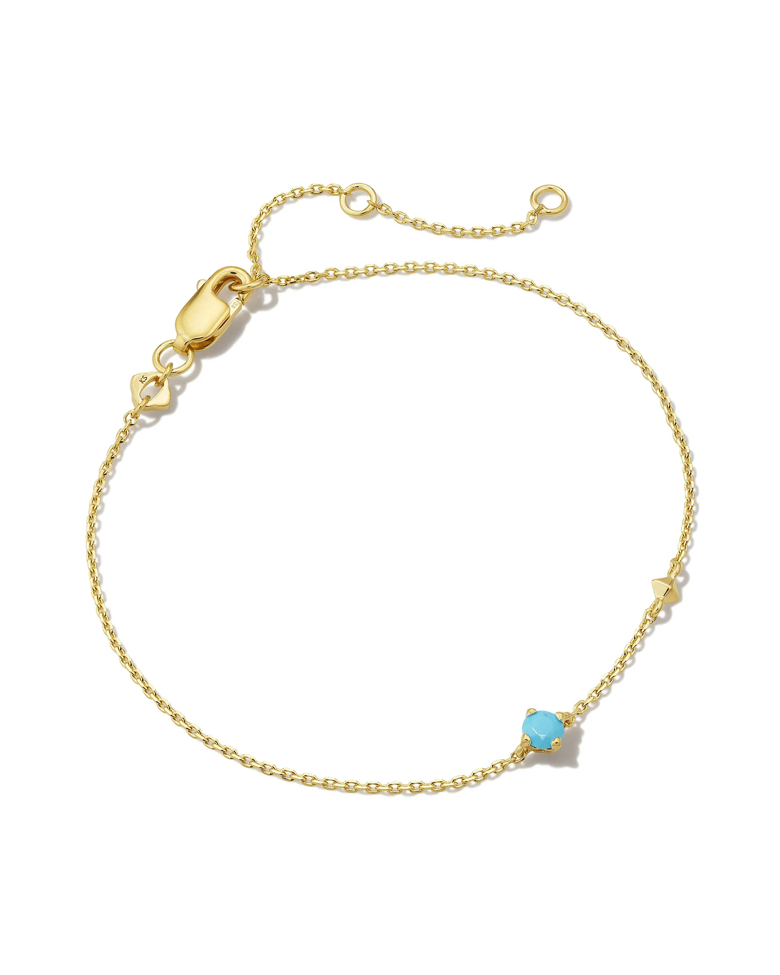 Maisie 18k Gold Vermeil December Delicate Chain Bracelet - 1