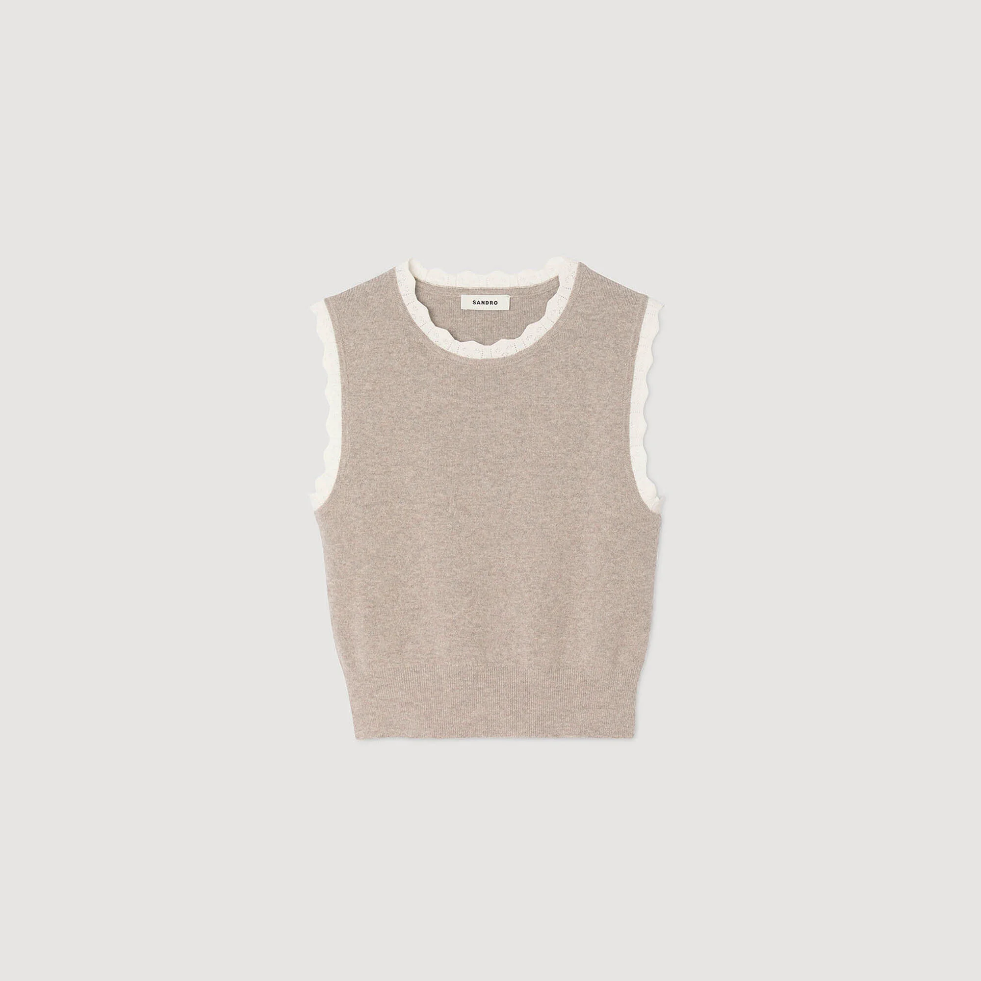 HIGH-NECK KNIT SWEATER - 1