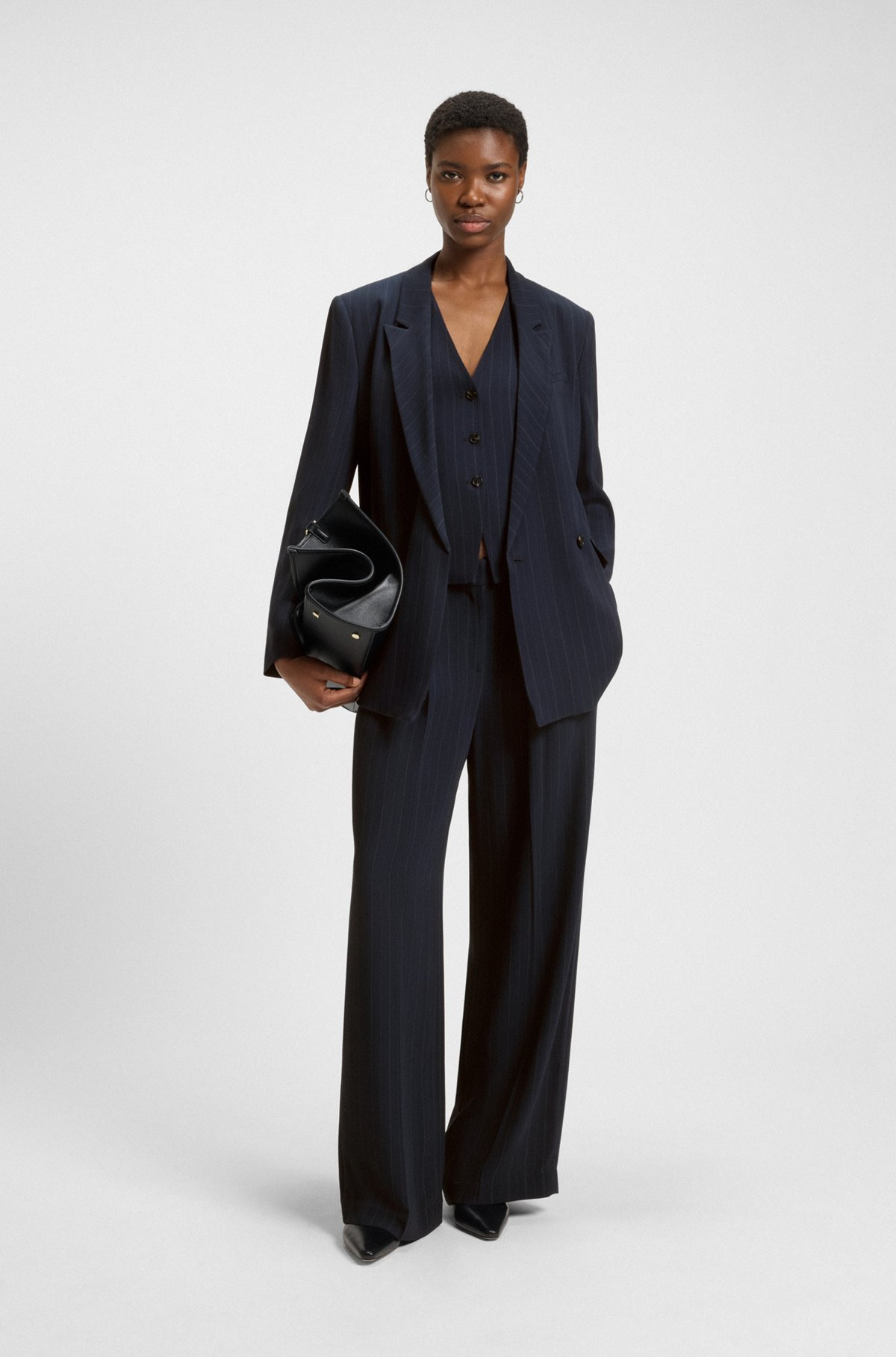 SINGLE-BREASTED PINSTRIPE WAISTCOAT - 3