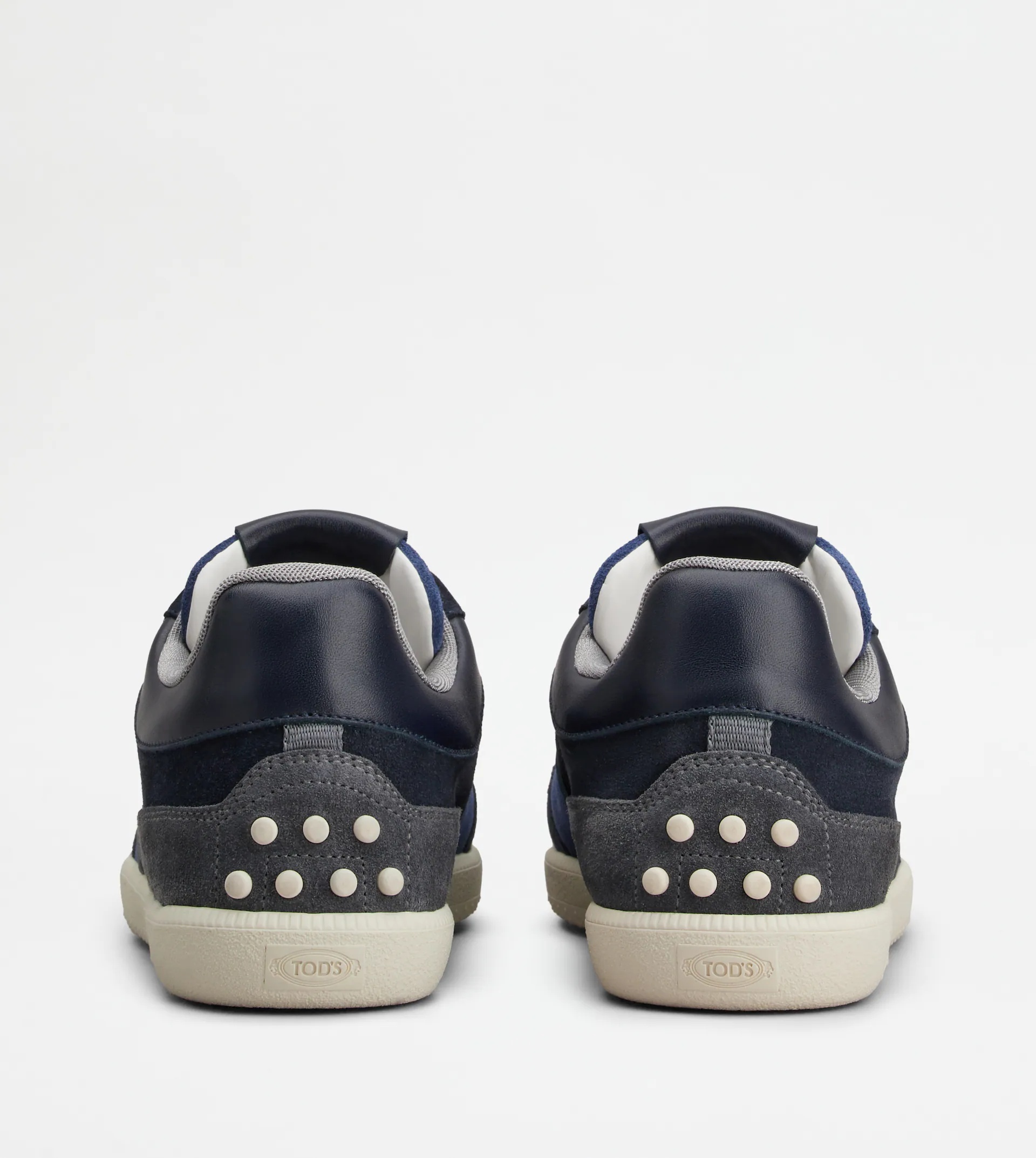 TOD'S TABS SNEAKERS IN SUEDE - BLUE, BLACK - 2