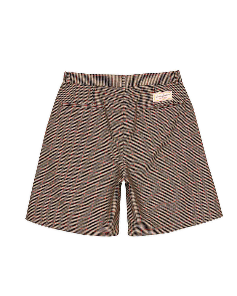 BRAIN DEAD Brooks Brothers California Houndstooth Pleated Shorts - Tan outlook