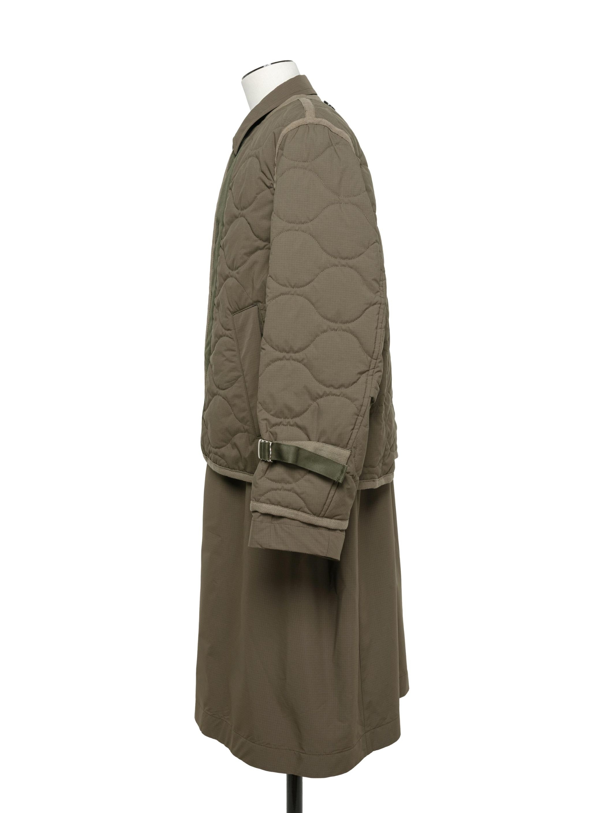 Rip Stop Quilted Coat - 3