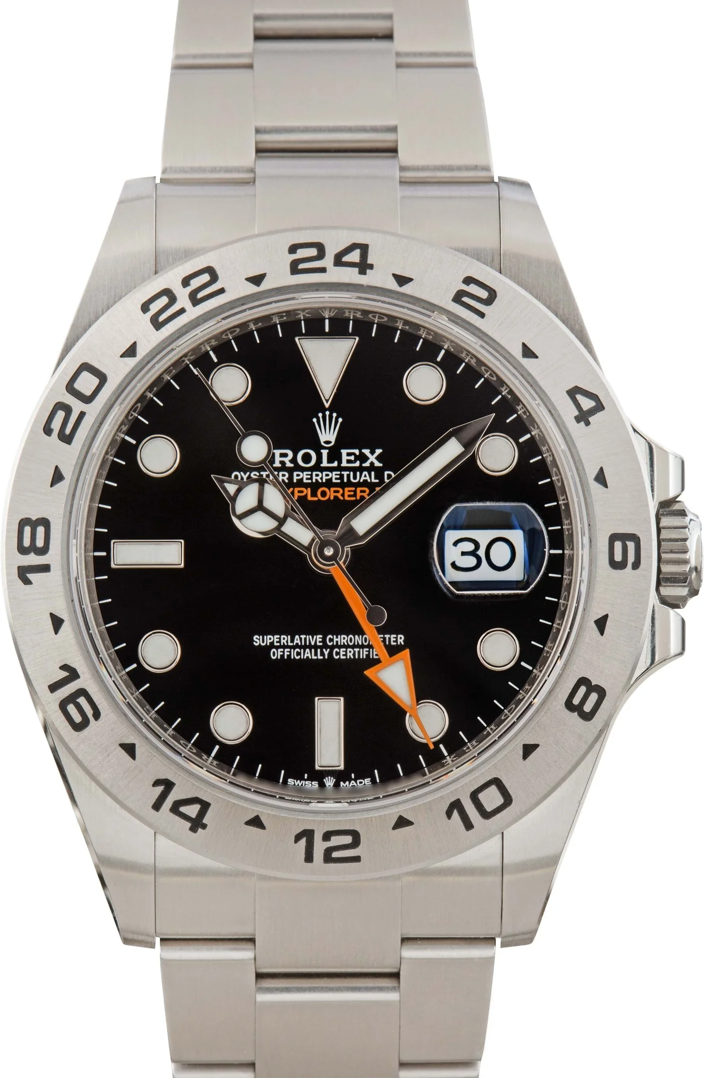 183324 Men's Rolex Explorer II Ref 226570 Black Dial - 1