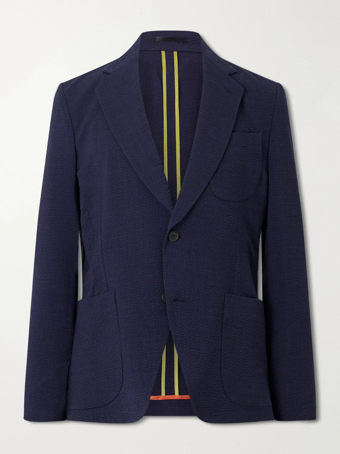 Wool-Blend Seersucker Suit Jacket - 1