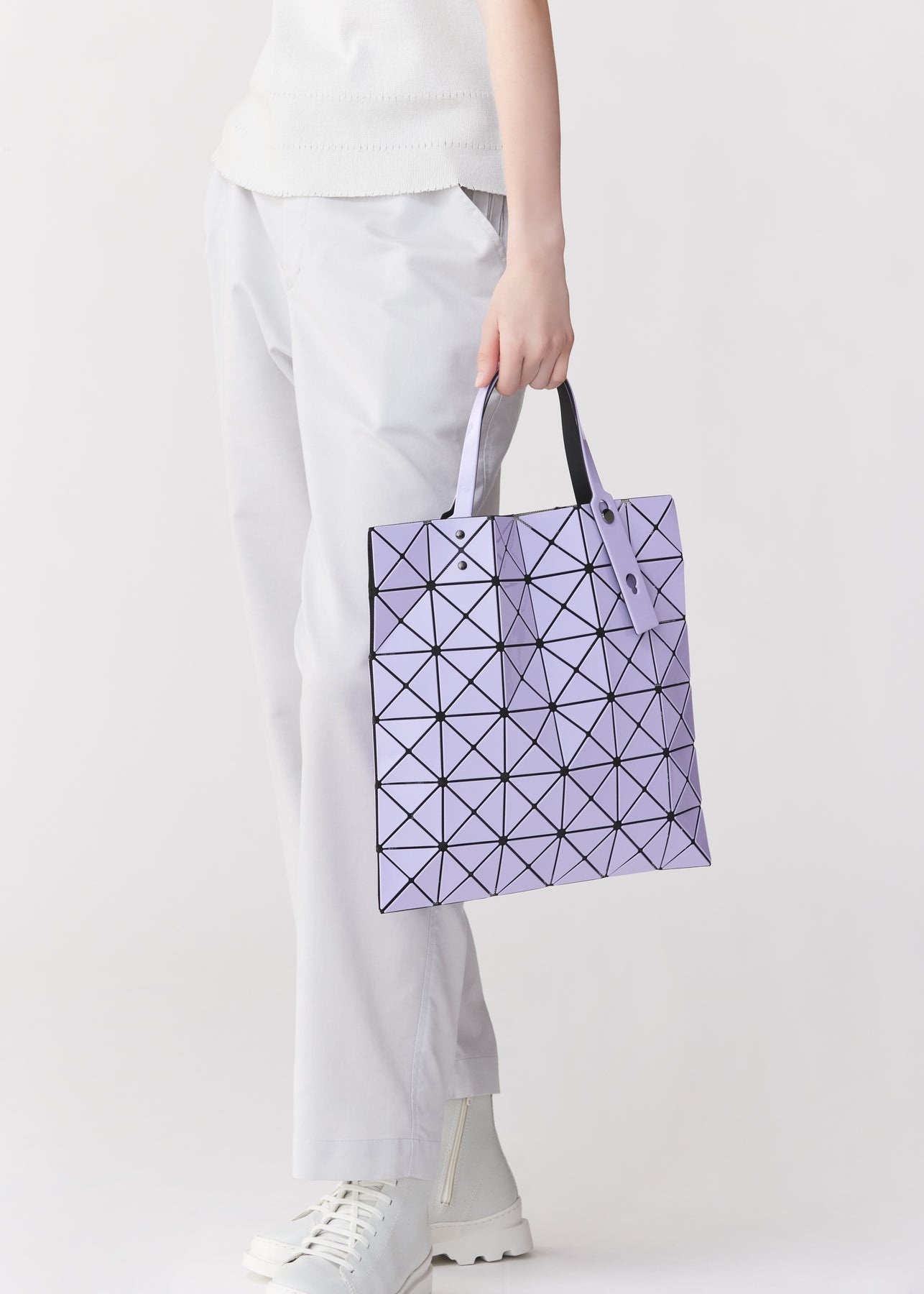 BAO BAO ISSEY MIYAKE LUCENT GLOSS TOTE BAG REVERSIBLE