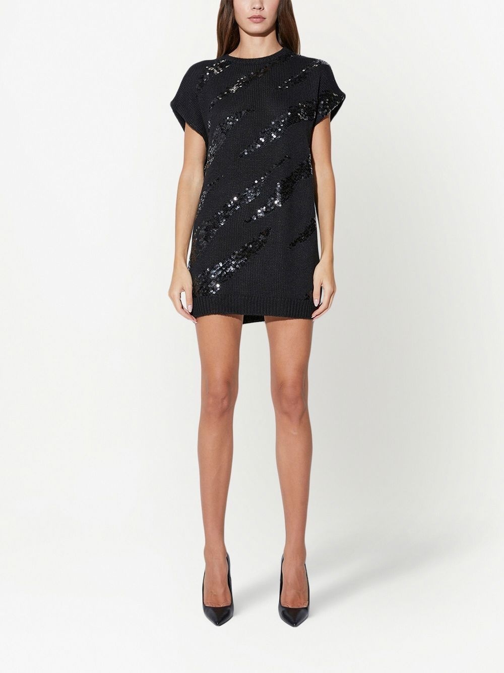 Samantha sequin-embellished knit dress - 2