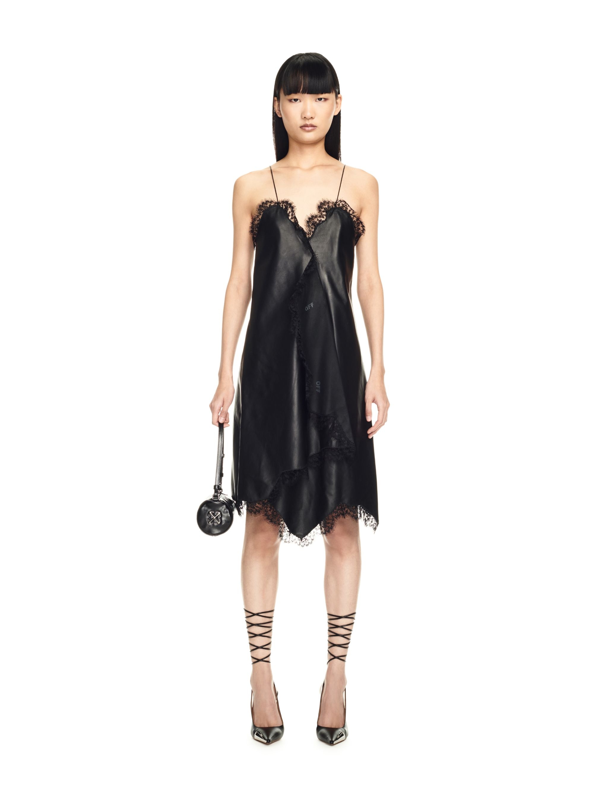 Lace Nappa Slip Dress - 2