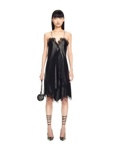 Off-White Lace Nappa Slip Dress outlook