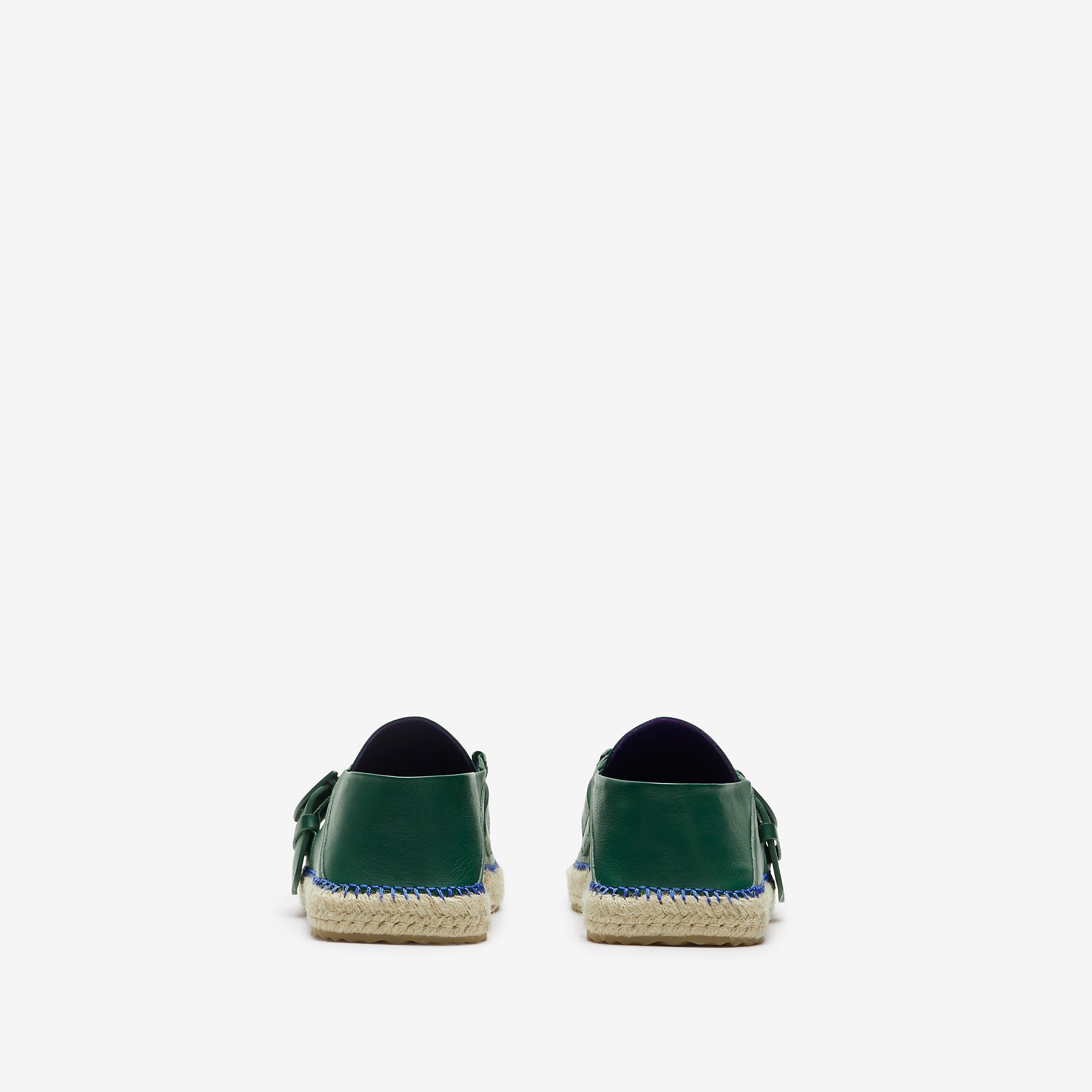 Leather Deck Espadrilles - 4