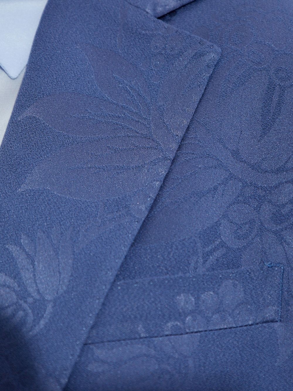 floral-jacquard blazer - 5