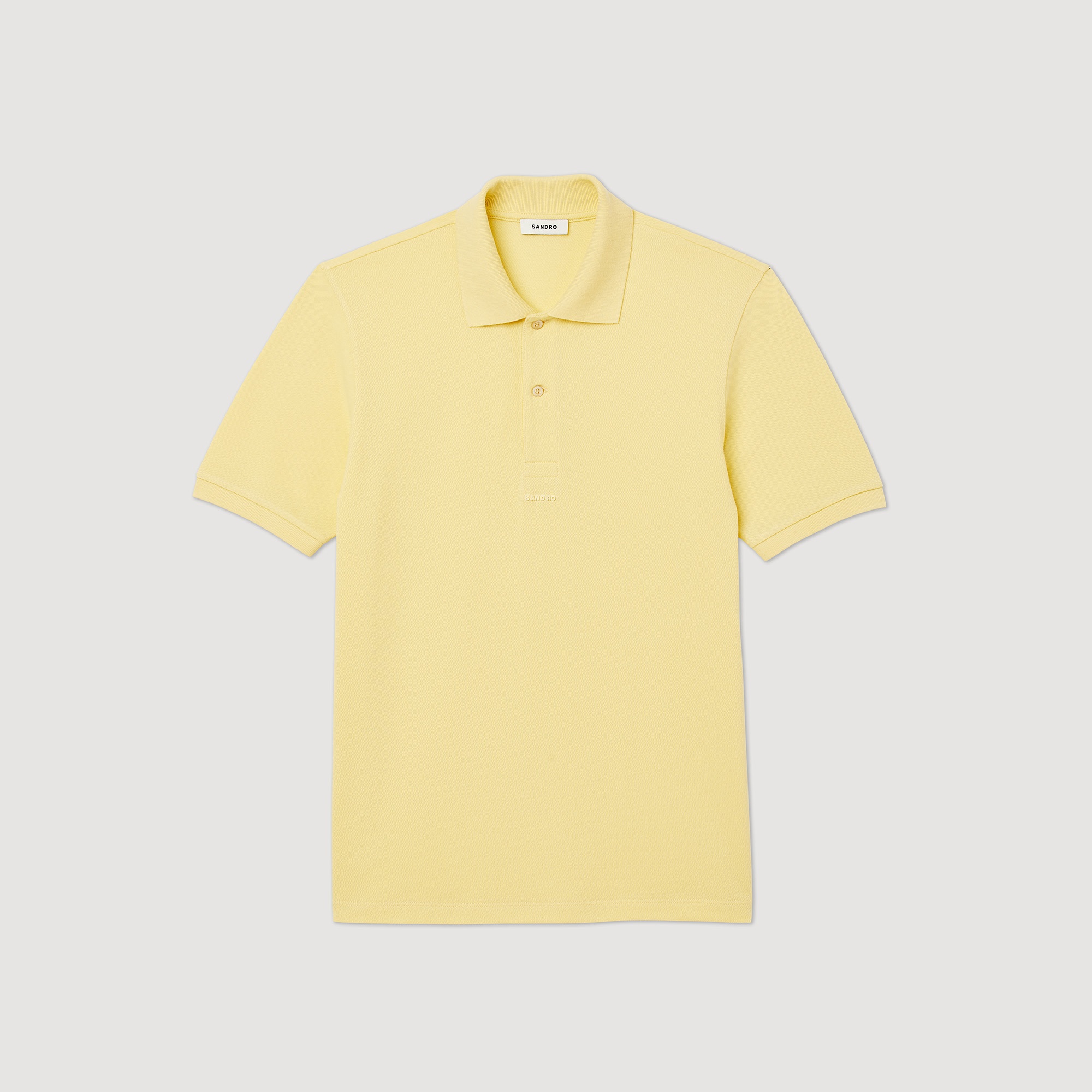 Rubber logo polo shirt - 1