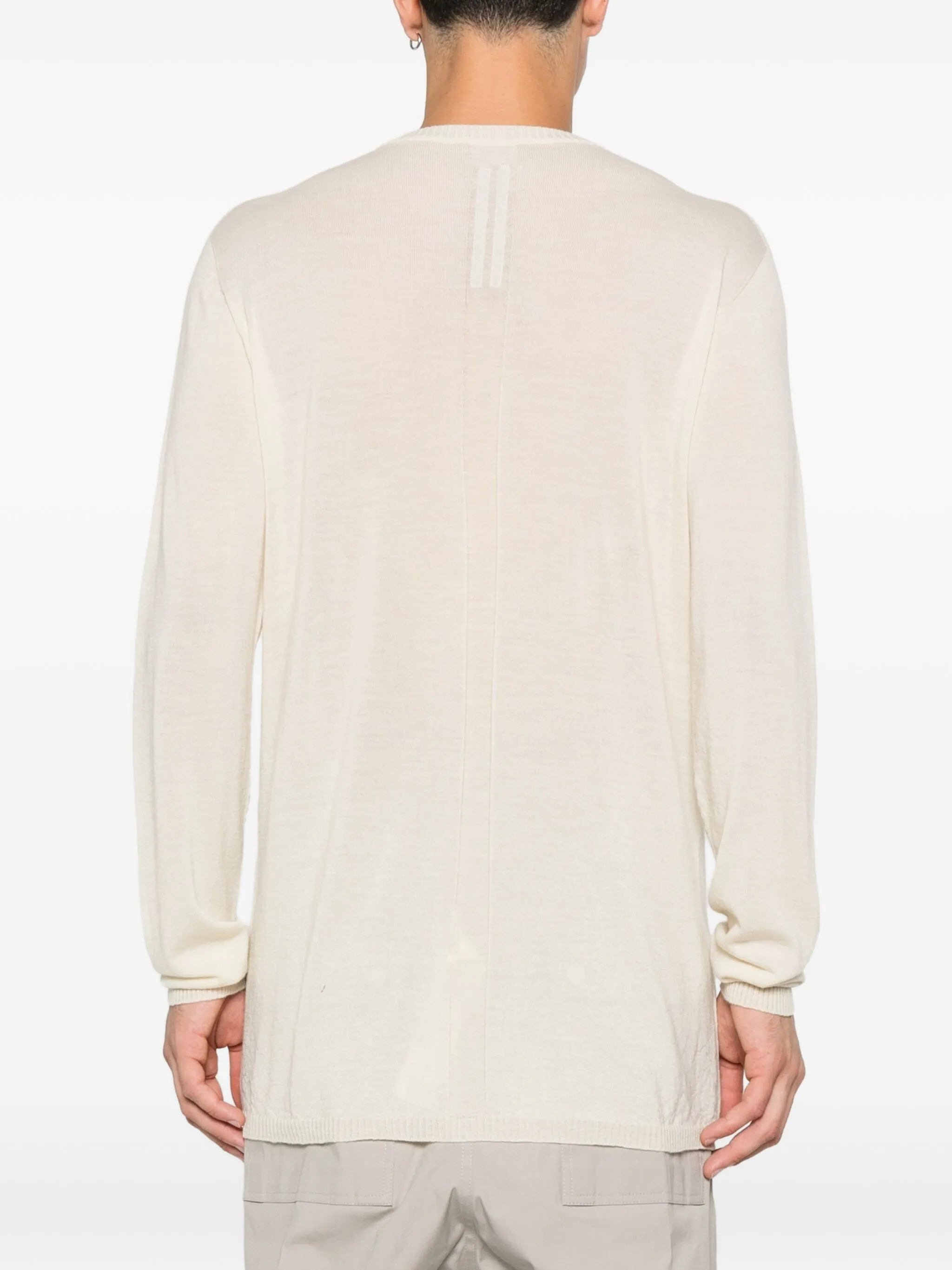 round-neck wool sweater - 4