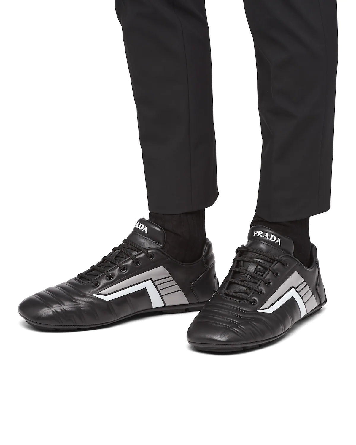 Prada Rev leather sneakers - 5