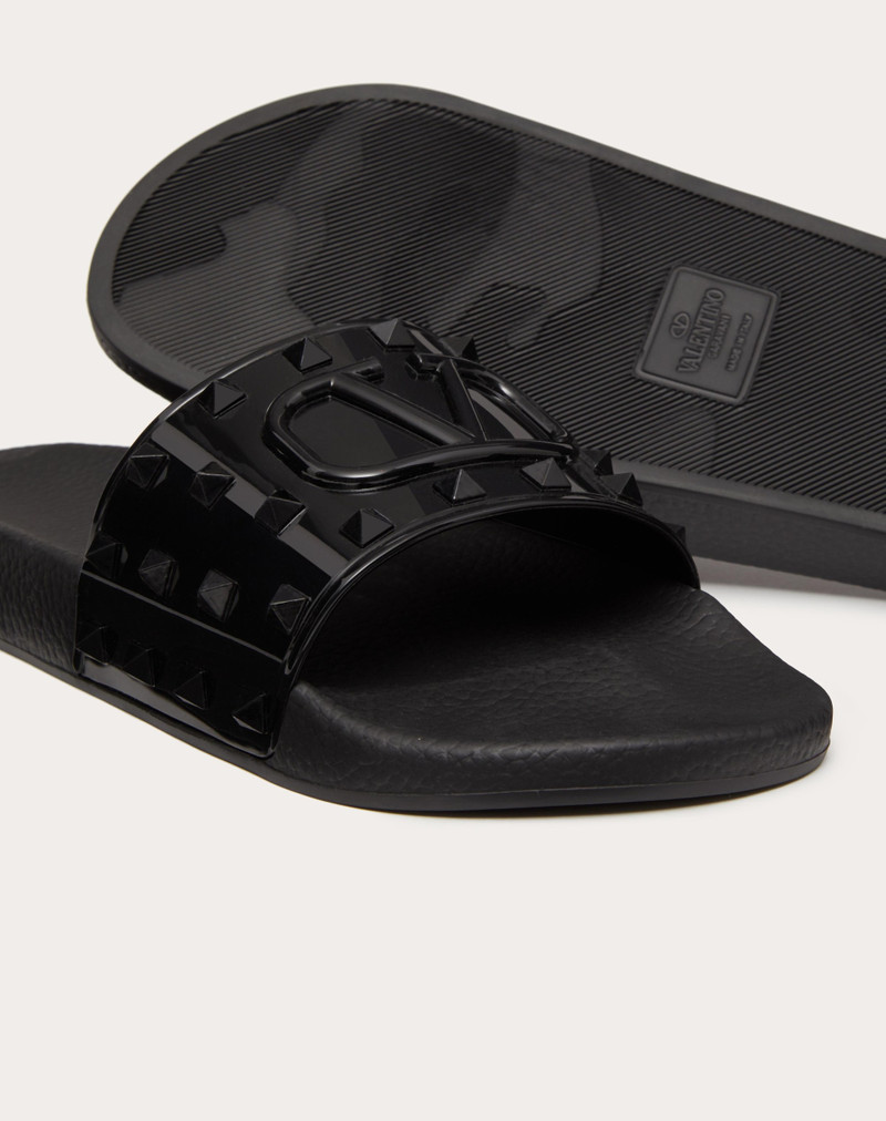 RUBBER SUMMER VLOGO SIGNATURE SLIDE SANDAL 5