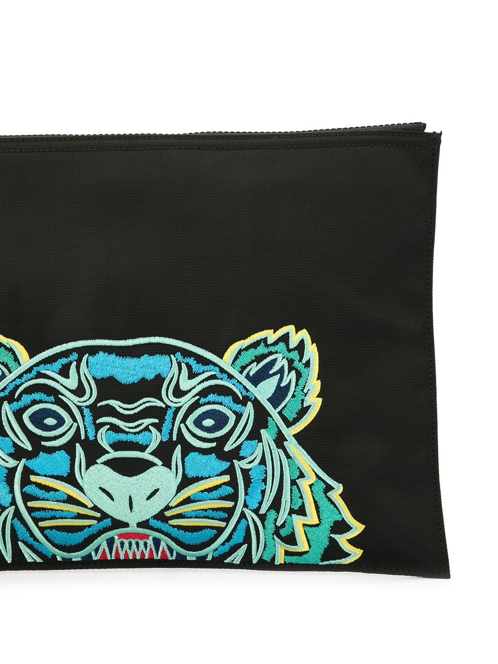 tiger embroidery clutch - 4