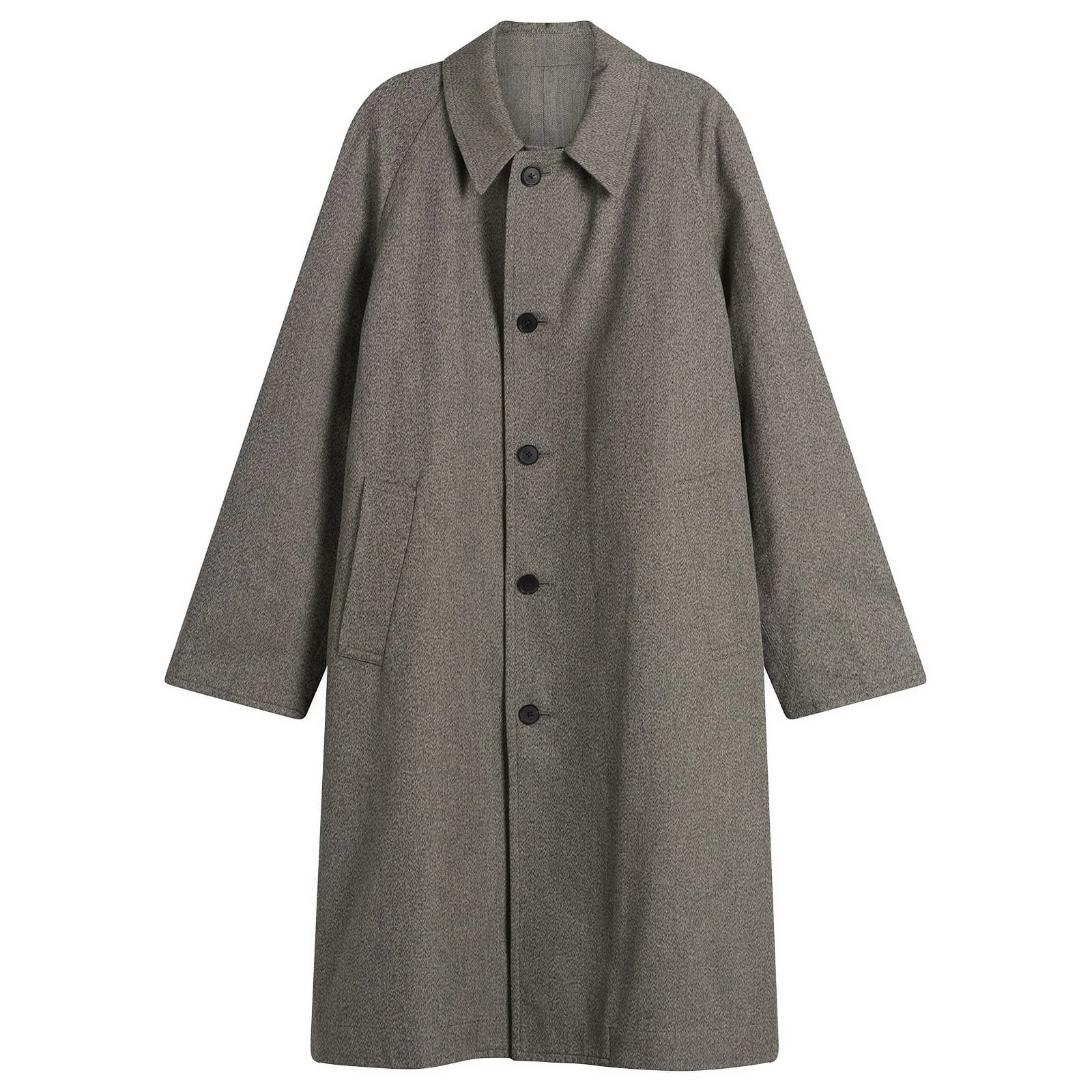 Kaptain Sunshine Cotton Mock Twist Umbrella Coat - 1