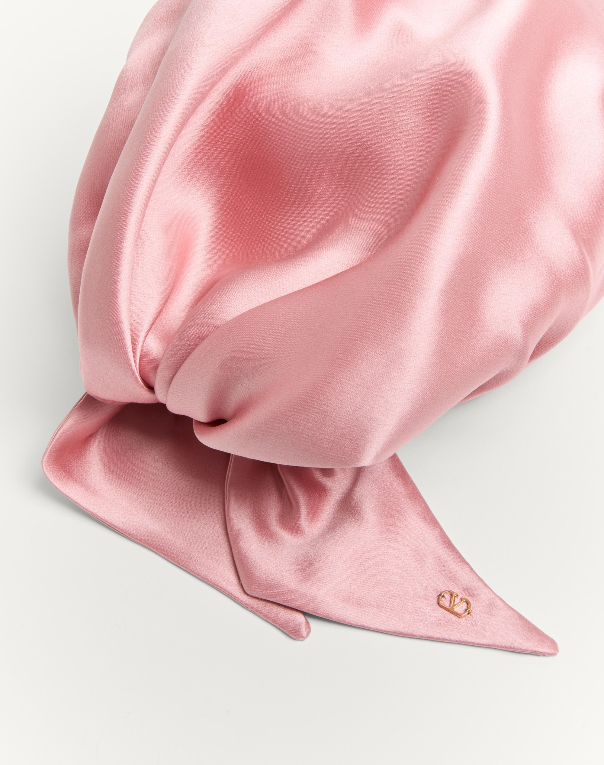 TURBAN SCARF WITH SILK BRAID - 4