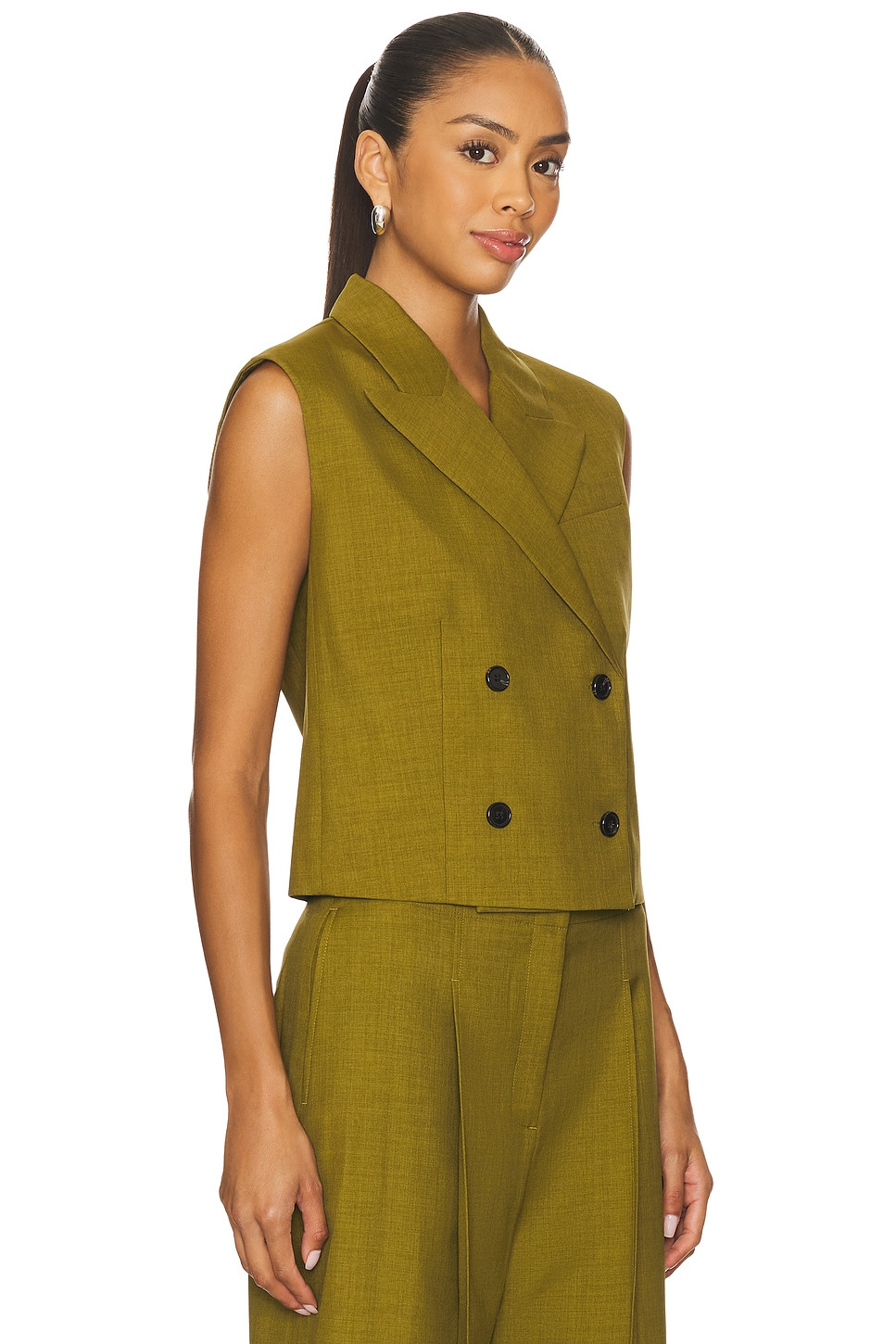 Peak Double Breasted Vest - 2