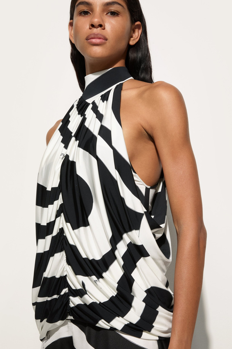 MARMO PRINT SLEEVELESS TOP 5