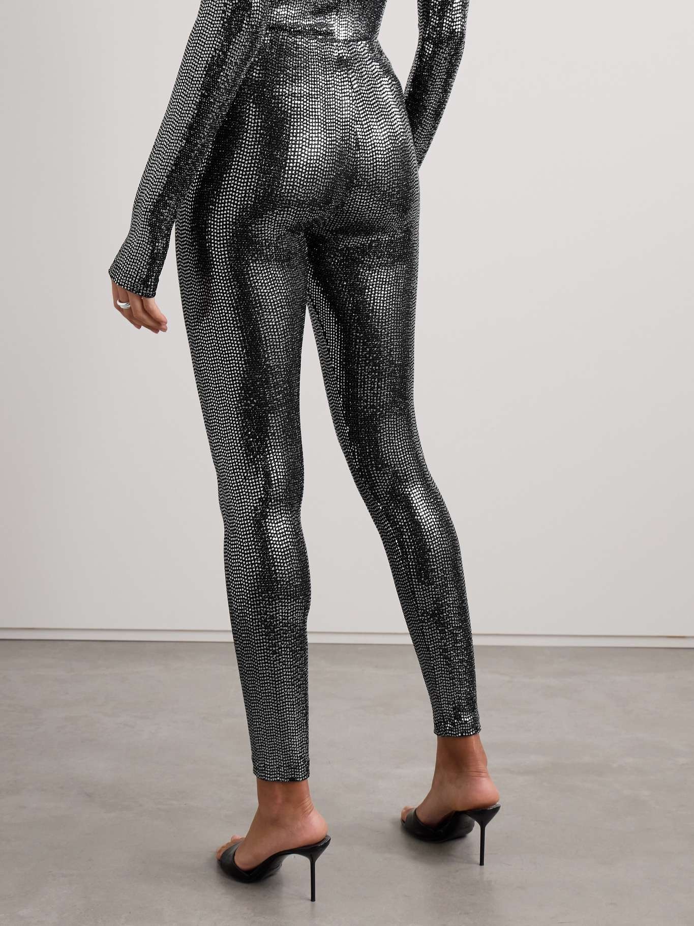 Joshua sequined tulle leggings - 4