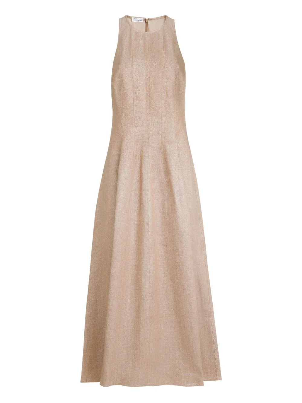 sparkling-twill maxi dress - 1