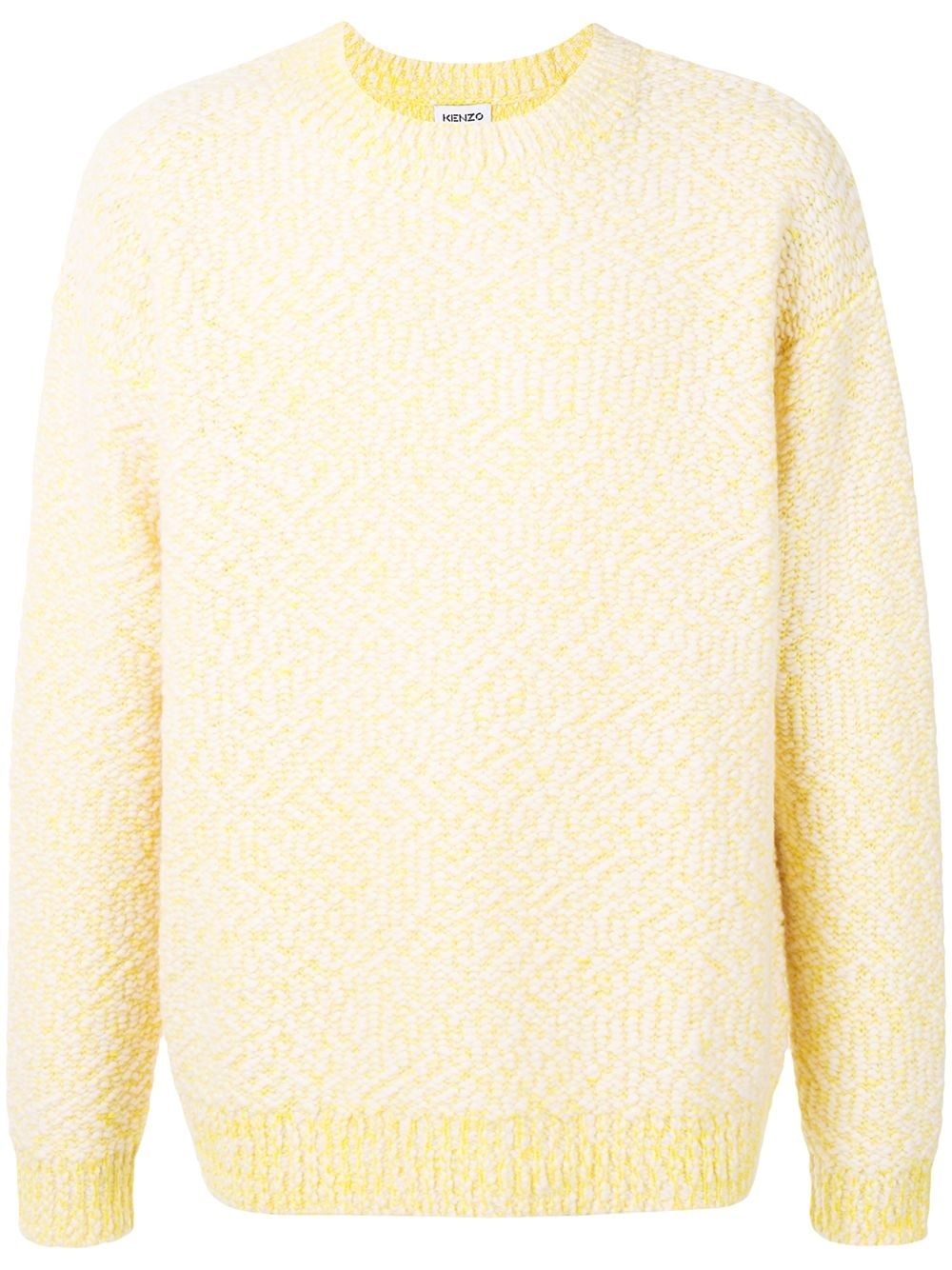 textured knit jumper - 1